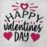 Happy valentines day embroidery design