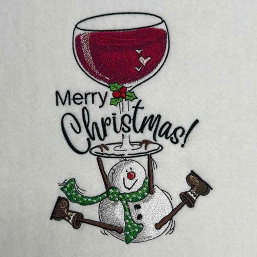 christmas cheer embroidery design