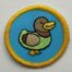 Cute Cuddly Critters duck Patch embroidery design