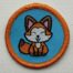Cute Cuddly Critters Fox Patch embroidery design