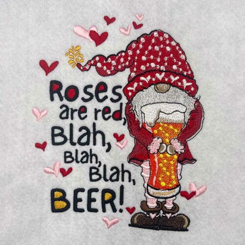 Roses Red Beer Gnome