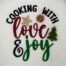 cooking with love embroidery design