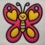 butterfly applique embroidery design