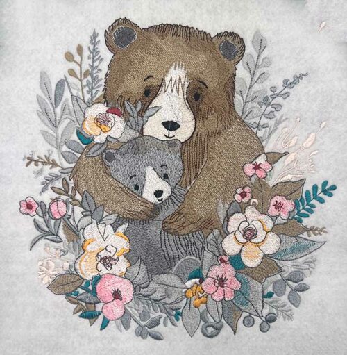 EL Baby Bear 2 embroidery design