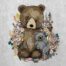 EL Baby Bear 3 embroidery design