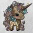 Cute Unicorn 4 embroidery design