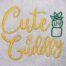 cute and cuddly embroidery design
