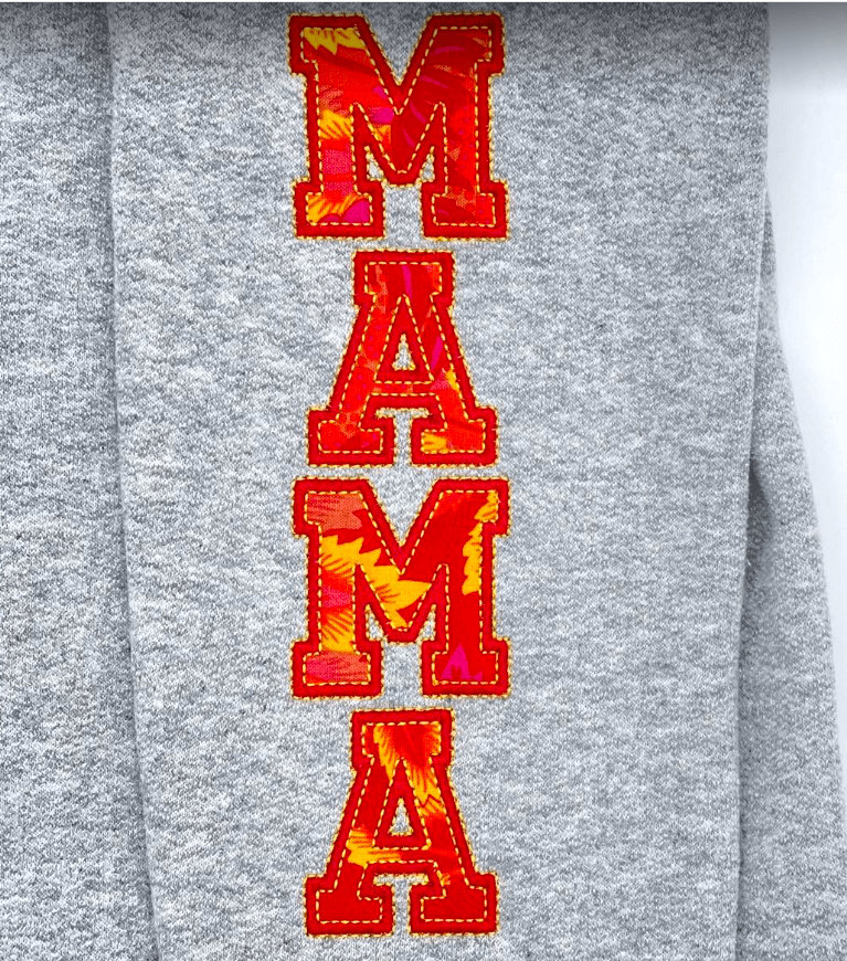 Mama Sleeve Embroidery