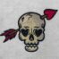 skull arrow applique embroidery design