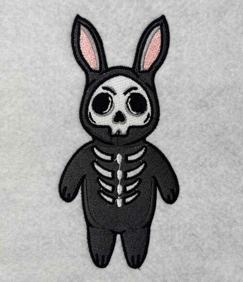 bunny teddy embroidery design