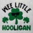 wee little hooligan embroidery design