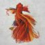 Beautiful Betta Fish 3 embroidery design