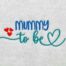 mummy to be embroidery design