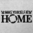 make yourself at home embroidery design