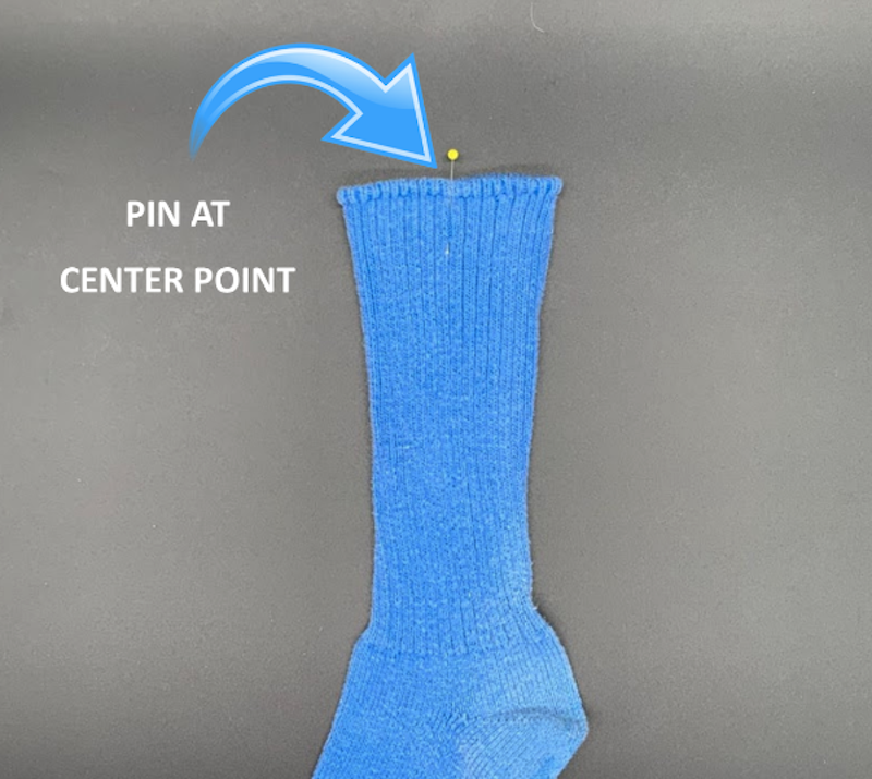 center point sock pin