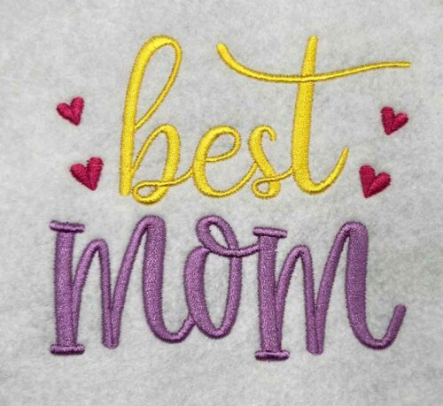 best mom embroidery design