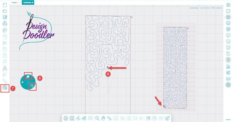 Design Doodler Scrap Bookmark Step 3