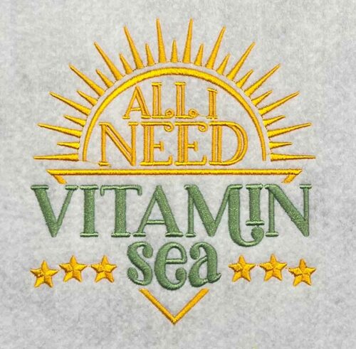 vitamin sea embroidery design