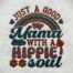 hippie mama embroidery design