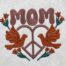 mom doves embroidery design