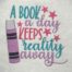 a book a day embroidery design