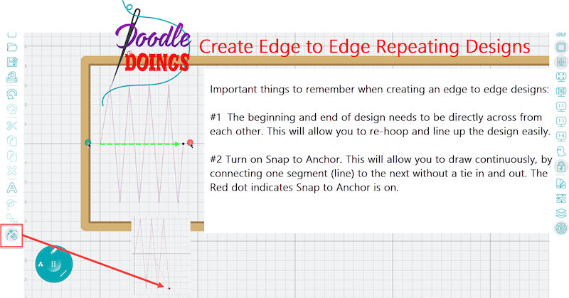 Tips Edge to Edge Designs
