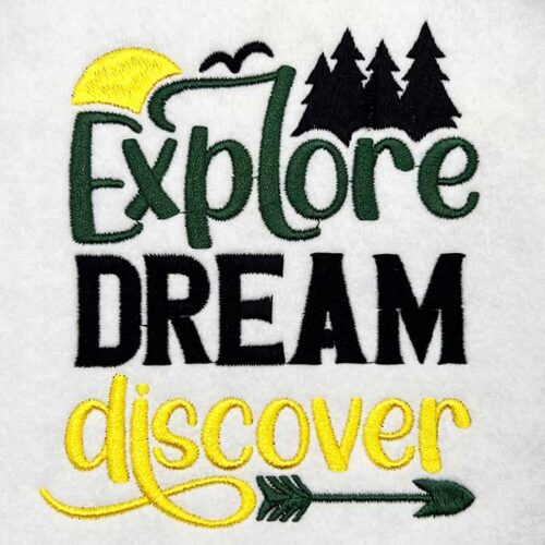 explore dream embroidery design