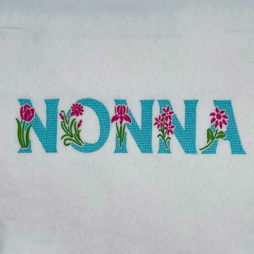 Nonna embroidery design